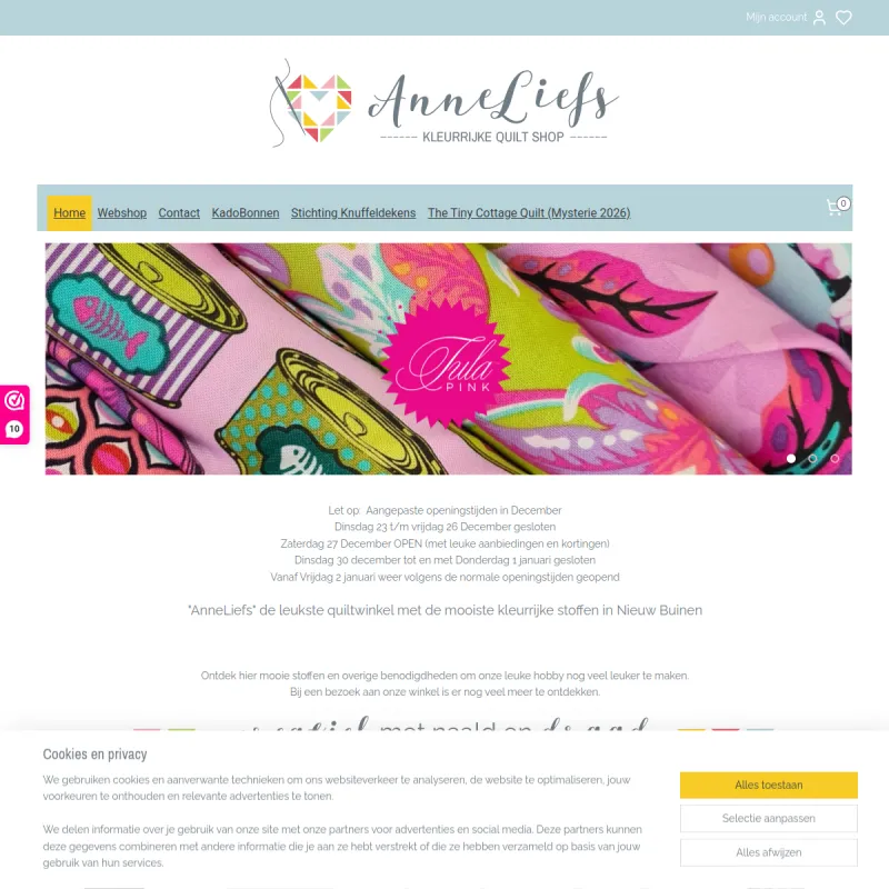 Screenshot van AnneLiefs