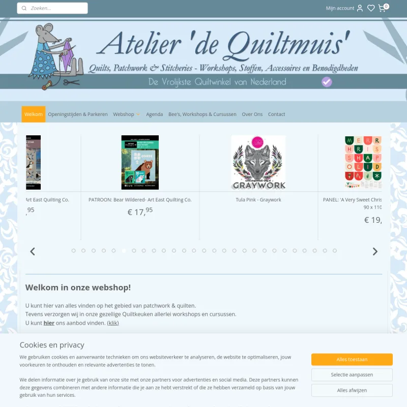 Screenshot van Atelier de Quiltmuis