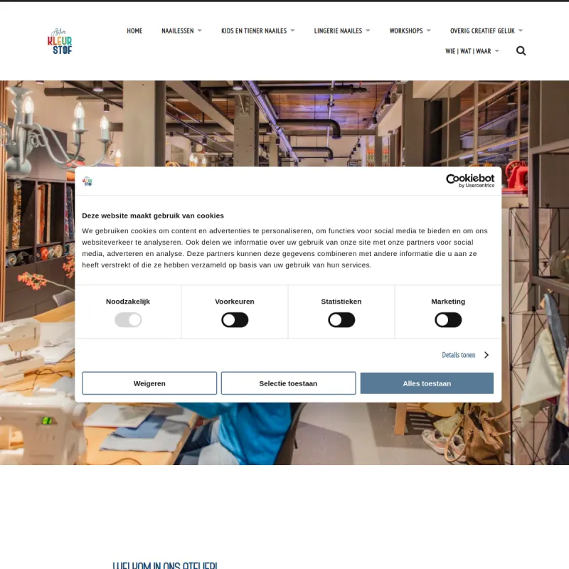 Screenshot van Atelier Kleurstof