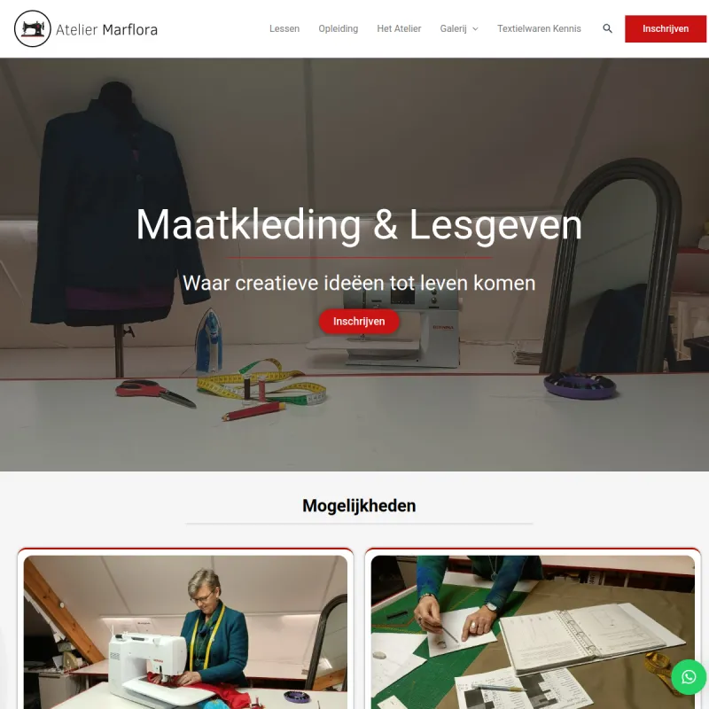 Screenshot van Atelier Marflora