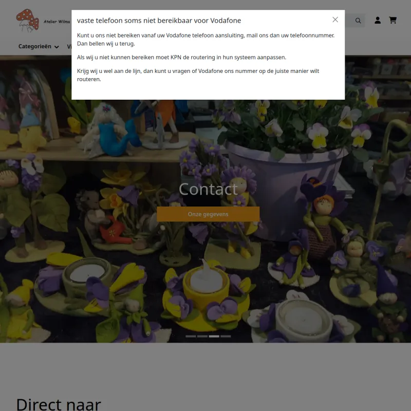 Screenshot van Atelier Wilma Creatief