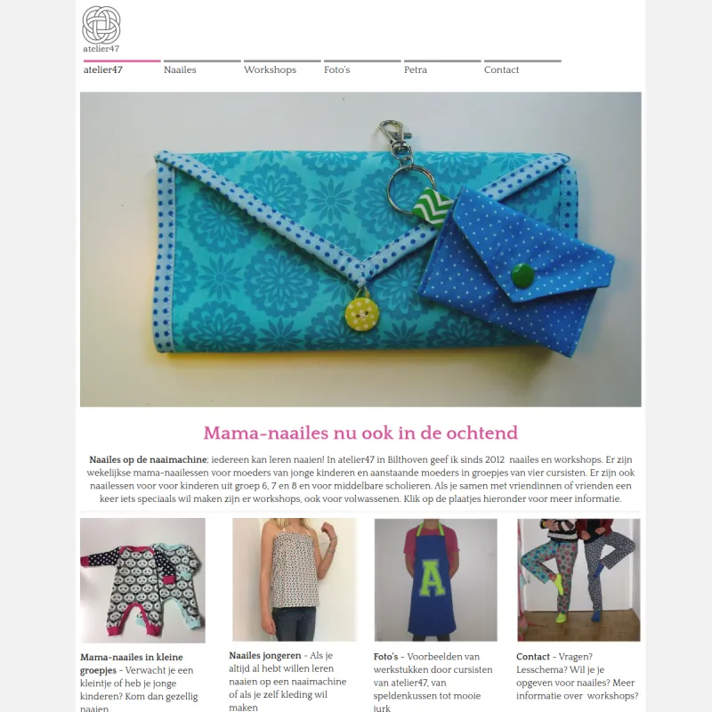 Screenshot van Atelier47 Naailes