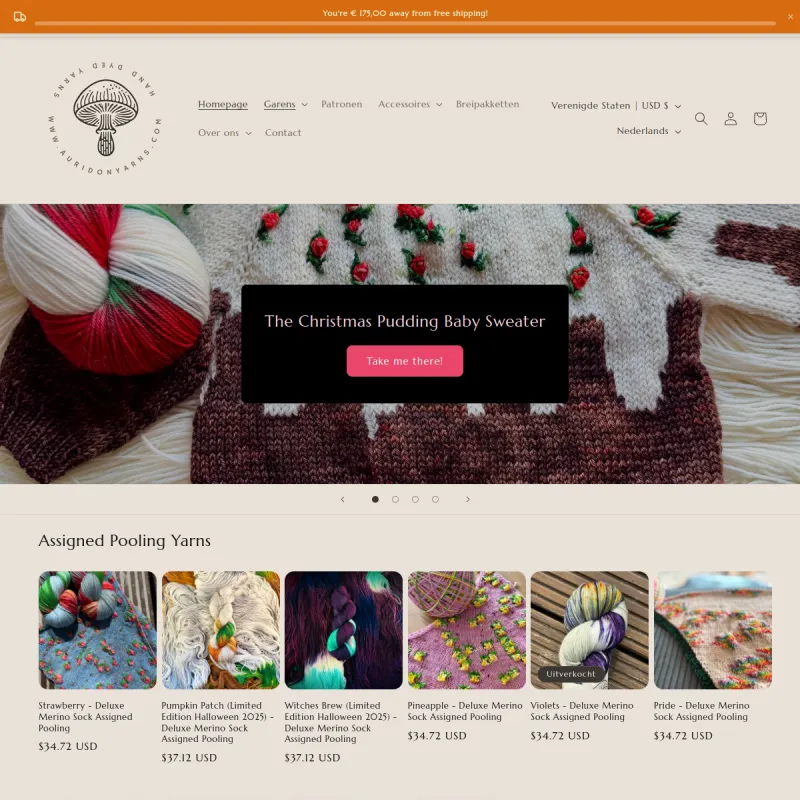 Screenshot van Auridon Yarns