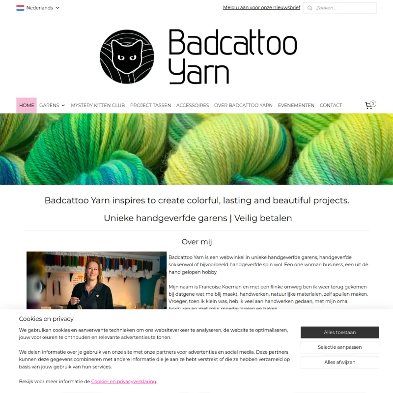Screenshot van Badcattoo Yarn
