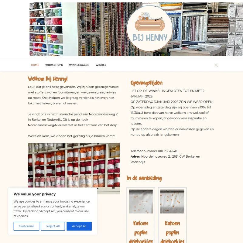 Screenshot van Bij Henny
