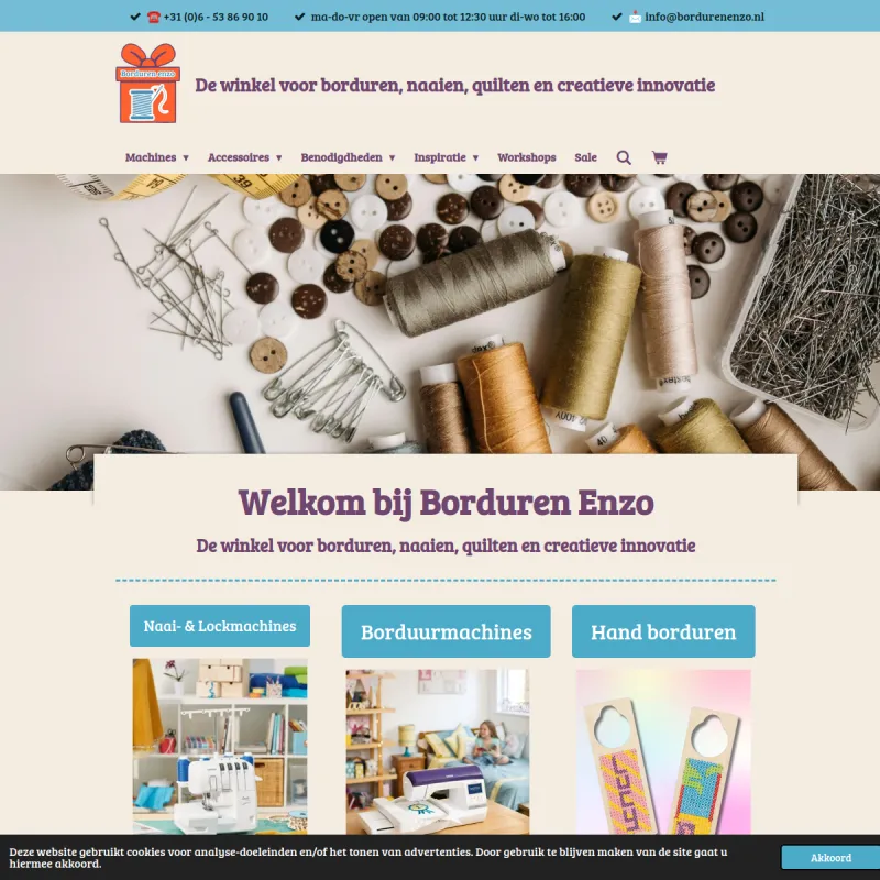 Screenshot van Borduren enzo