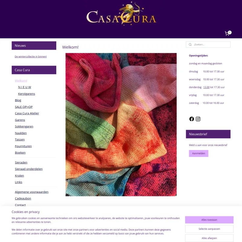 Screenshot van Casa Cura