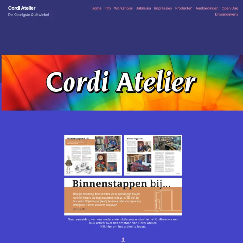 Screenshot van Cordi Atelier