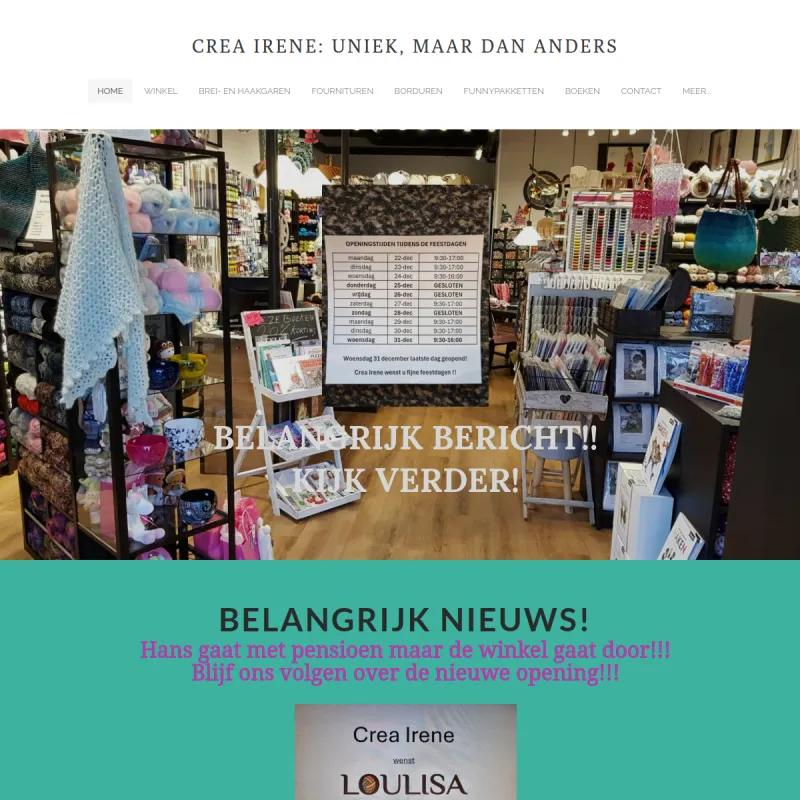 Screenshot van Crea Irene