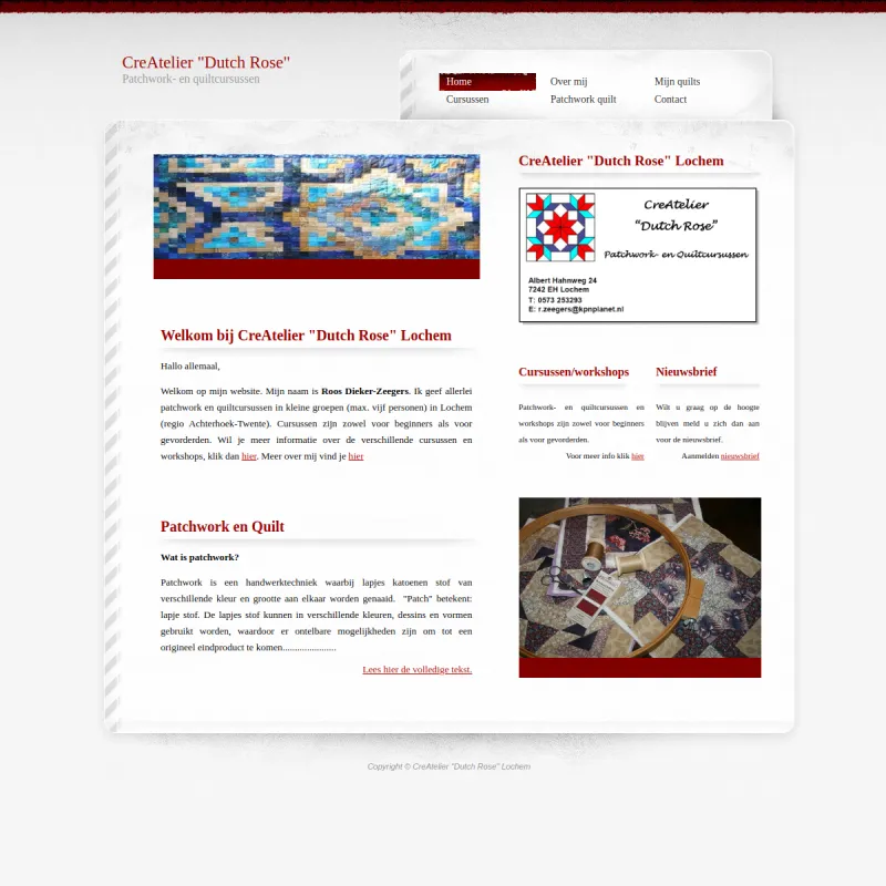 Screenshot van CreAtelier "Dutch Rose"