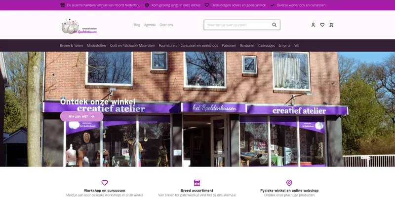 Screenshot van Creatief Atelier het Speldenkussen