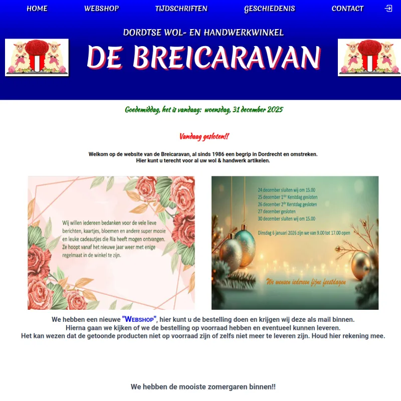 Screenshot van De Breicaravan