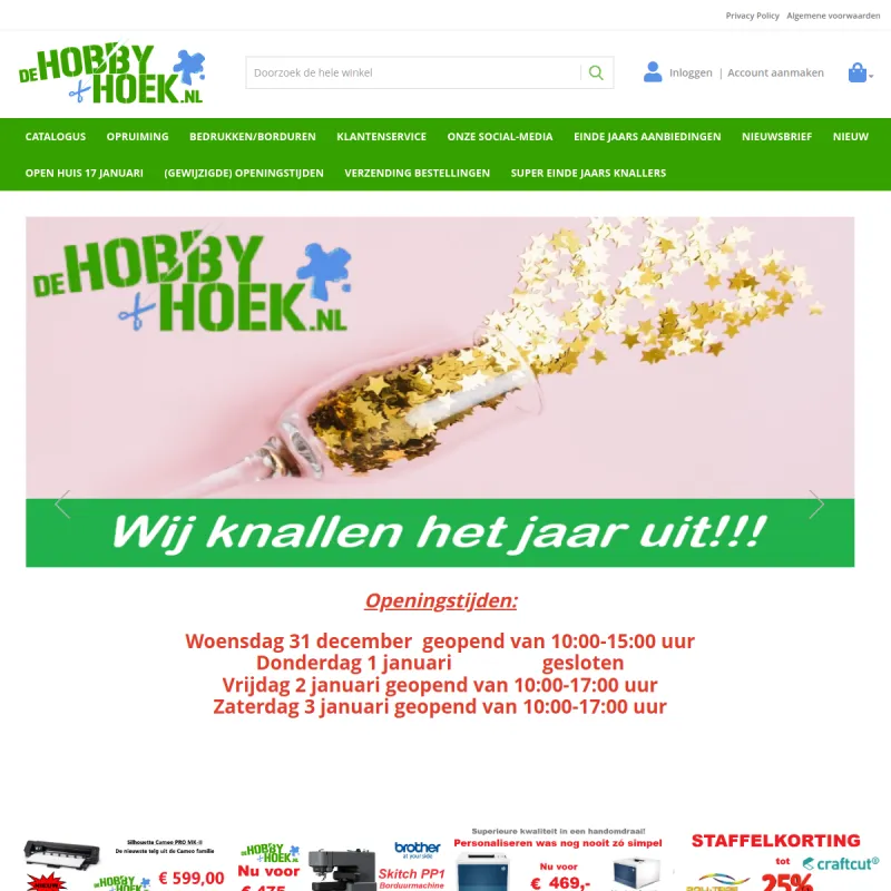 Screenshot van De hobbyhoek Oss