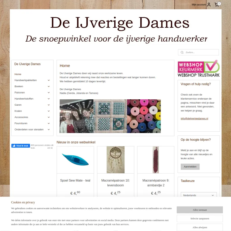 Screenshot van De IJverige Dames