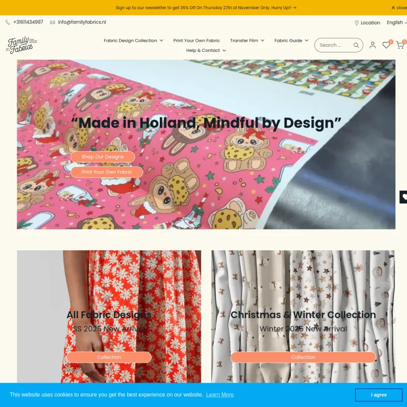 Screenshot van Family Fabrics