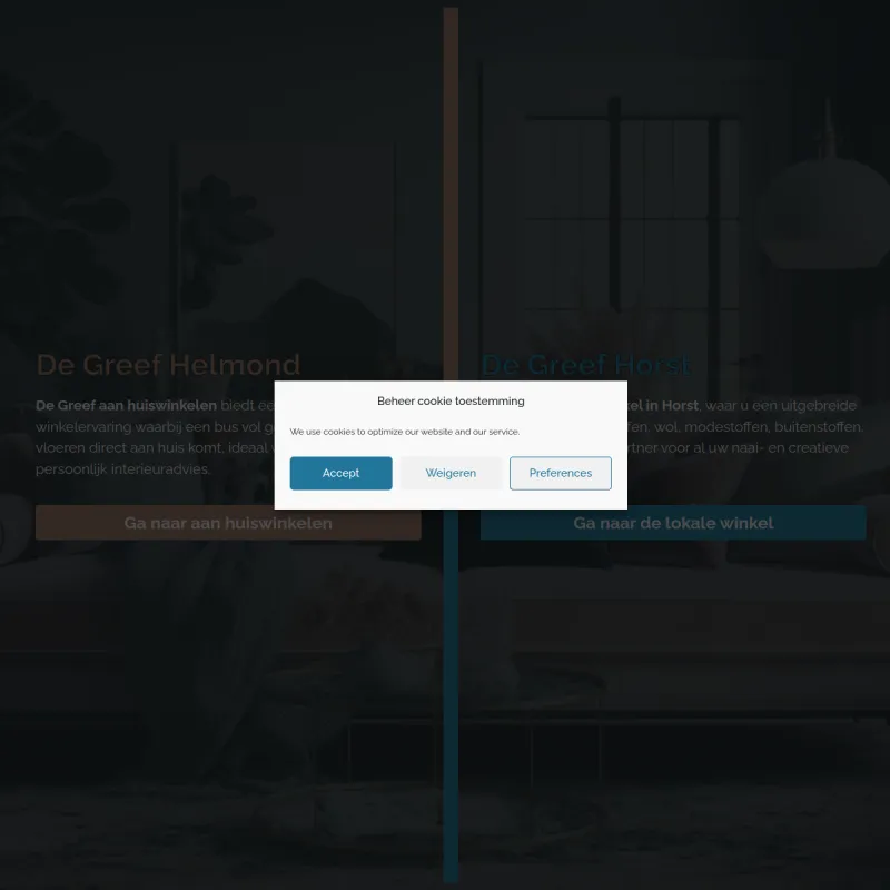 Screenshot van Greef Stoffen BV De
