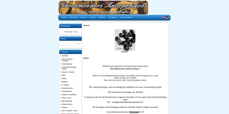 Screenshot van Grootmoeders Knoopendoos