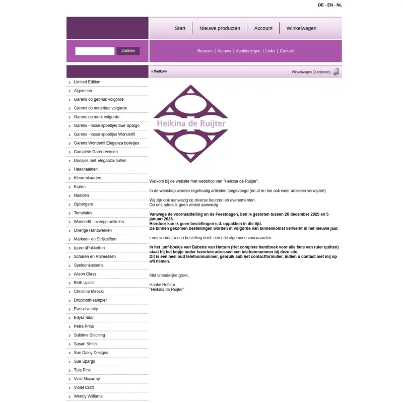 Screenshot van Heikina de Ruijter