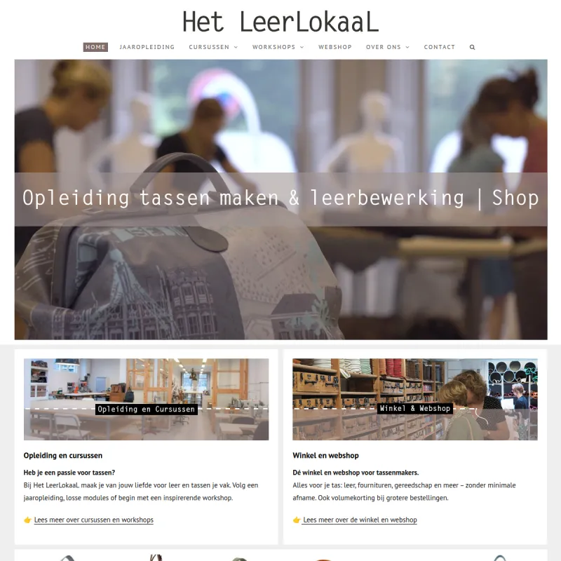 Screenshot van Het LeerLokaal BV