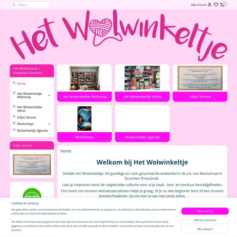 Screenshot van Het Wolwinkeltje