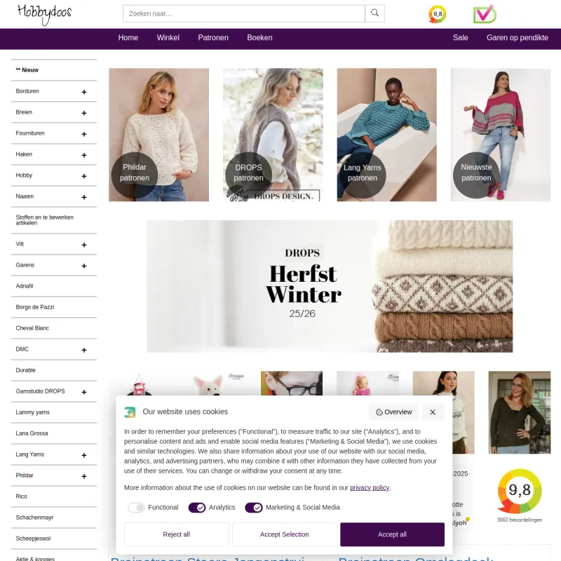 Screenshot van Hobbydoos