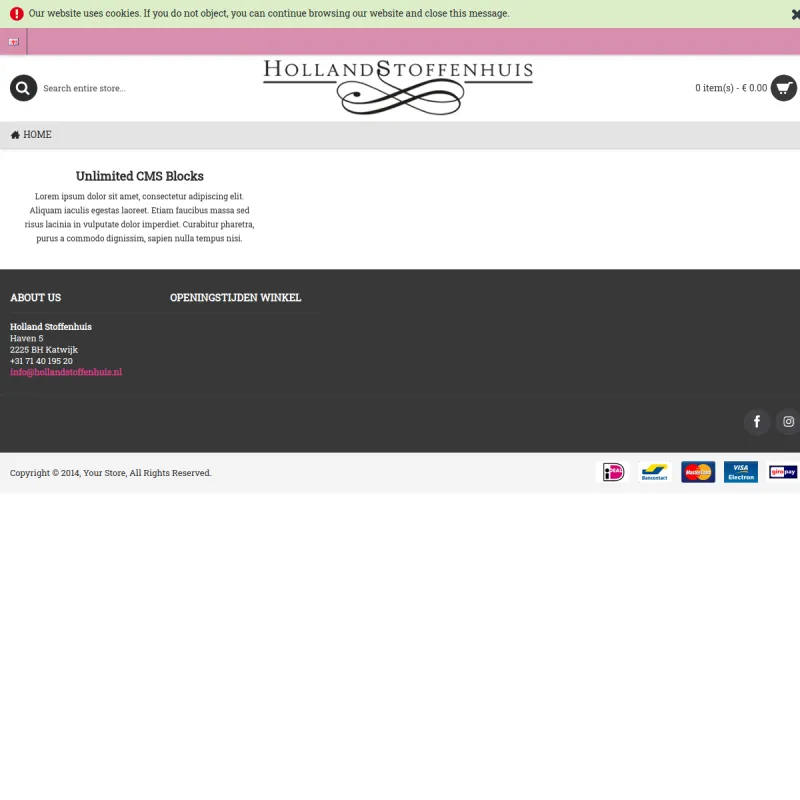 Screenshot van Holland Stoffenhuis