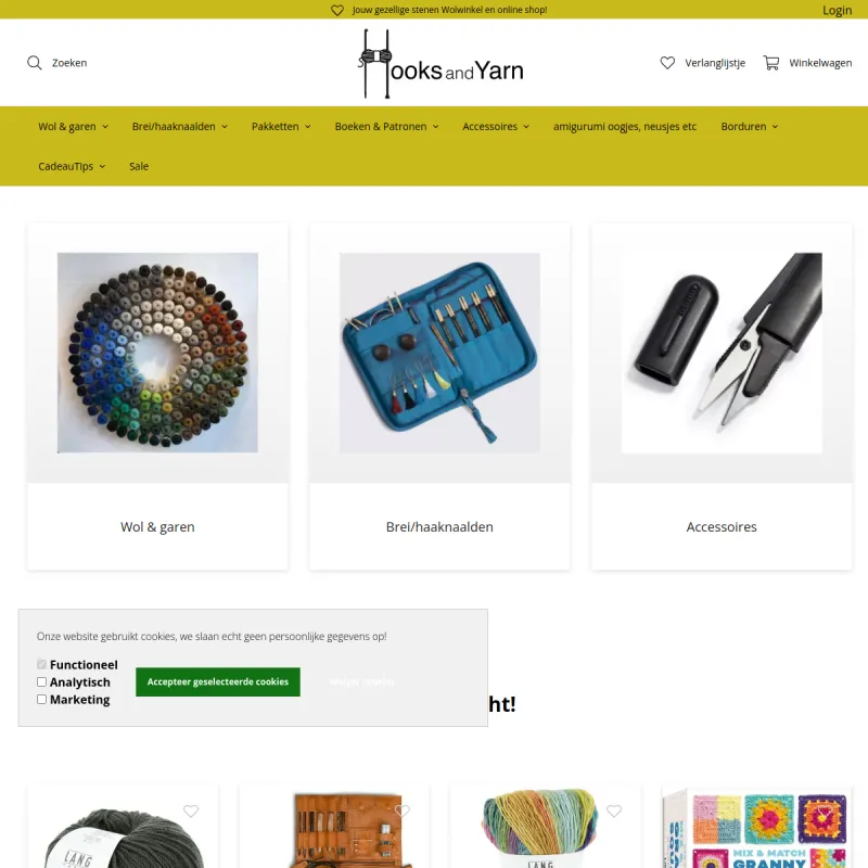 Screenshot van Hooks and Yarn