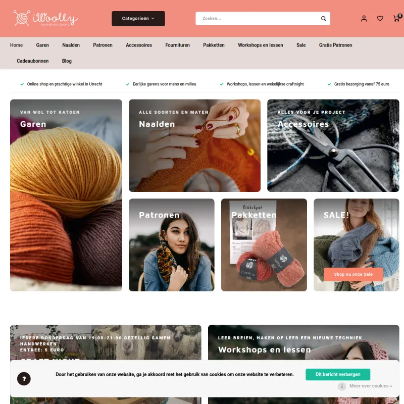 Screenshot van iWoolly