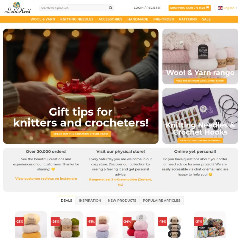 Screenshot van Letsknit