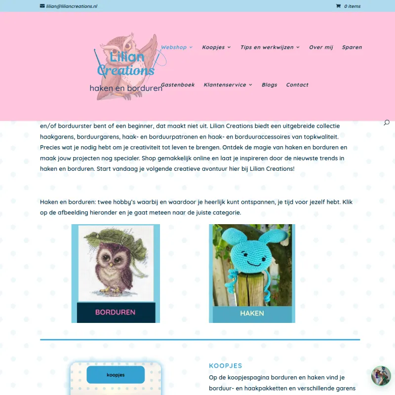 Screenshot van Lilian Creations