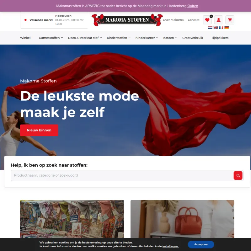 Screenshot van Makomastoffen