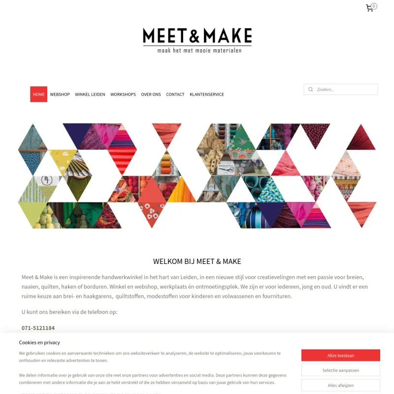 Screenshot van Meet & Make