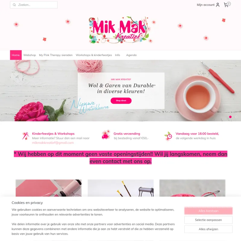 Screenshot van Mikmak Kreatief