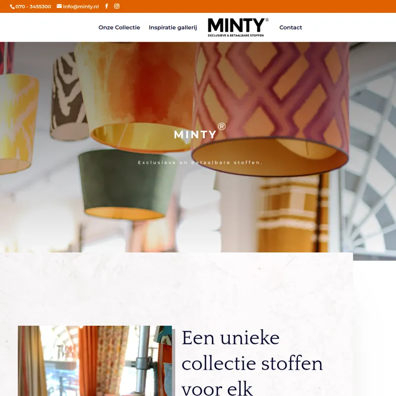 Screenshot van Minty BV
