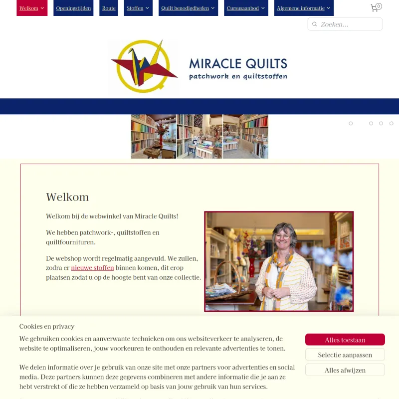 Screenshot van Miracle Quilts