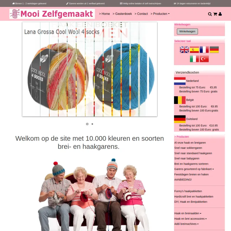 Screenshot van MooiZelfgemaakt