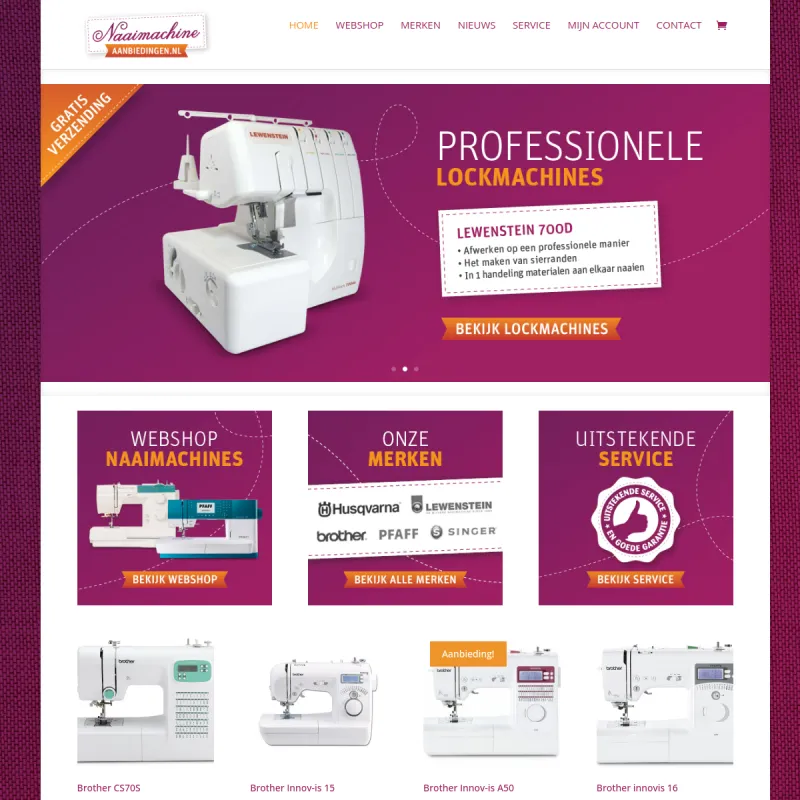 Screenshot van Naaimodecentrum Den Ouden