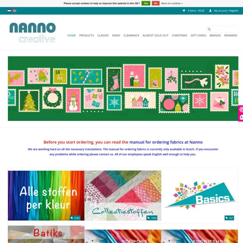 Screenshot van Nanno Creative