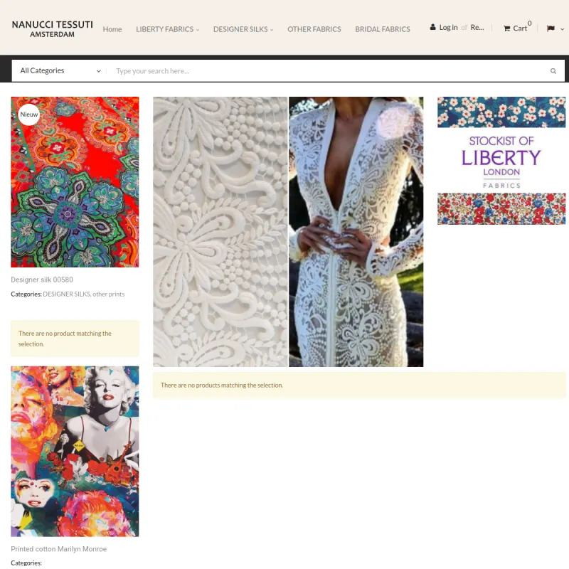 Screenshot van Nanucci Tessuti