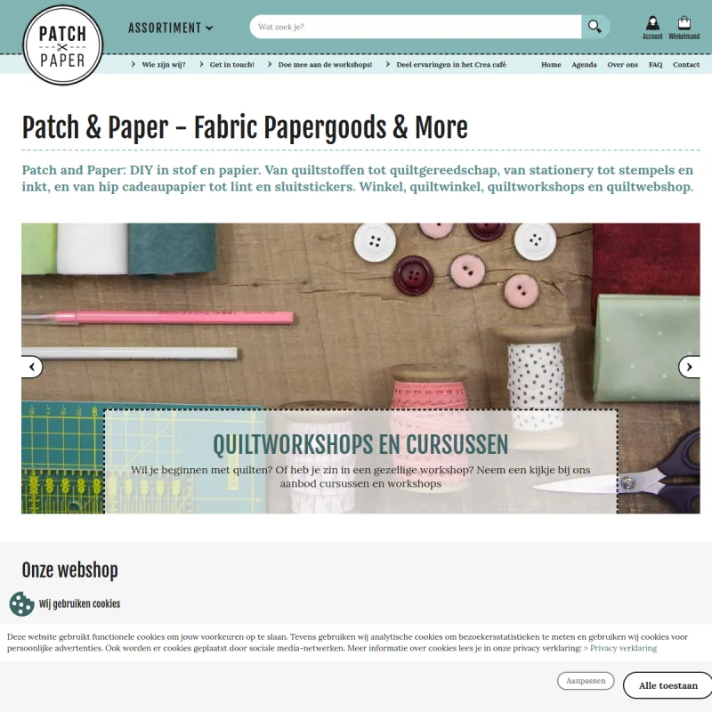 Screenshot van Patch and Paper