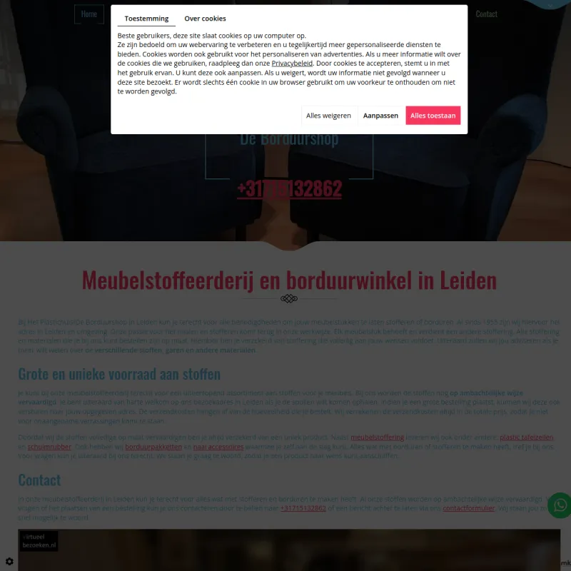 Screenshot van Plastichuis Borduurshop