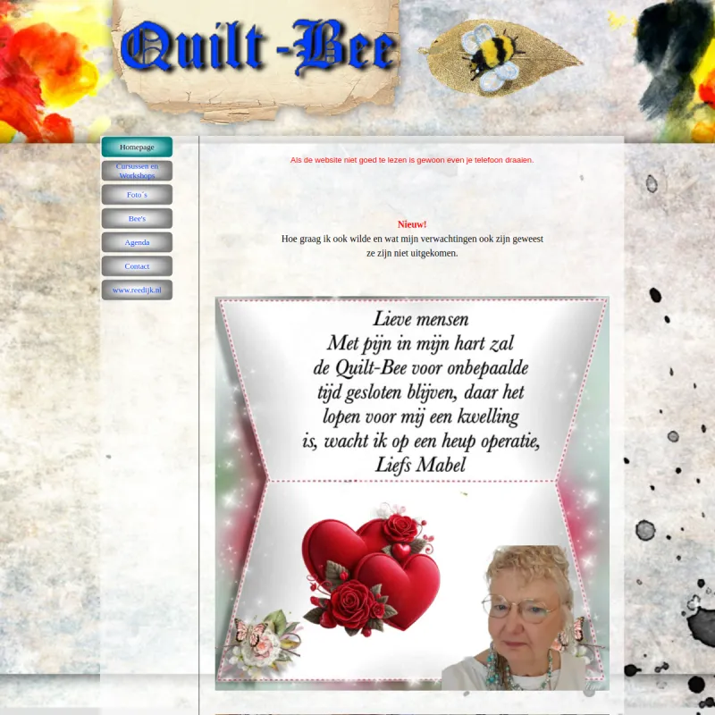 Screenshot van Quilt-Bee