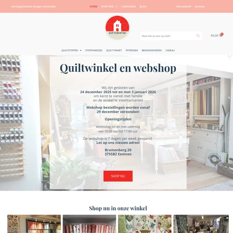 Screenshot van Quilt Studio het Gooi