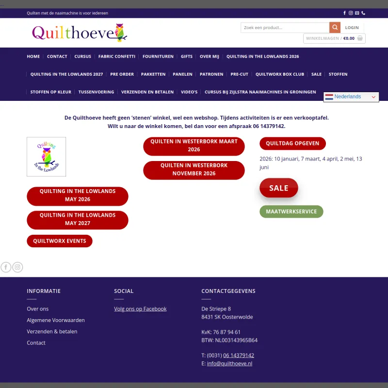 Screenshot van Quilthoeve