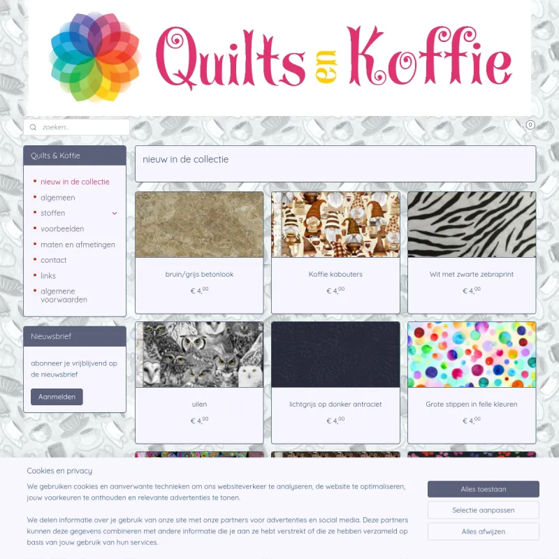Screenshot van Quilts & Koffie