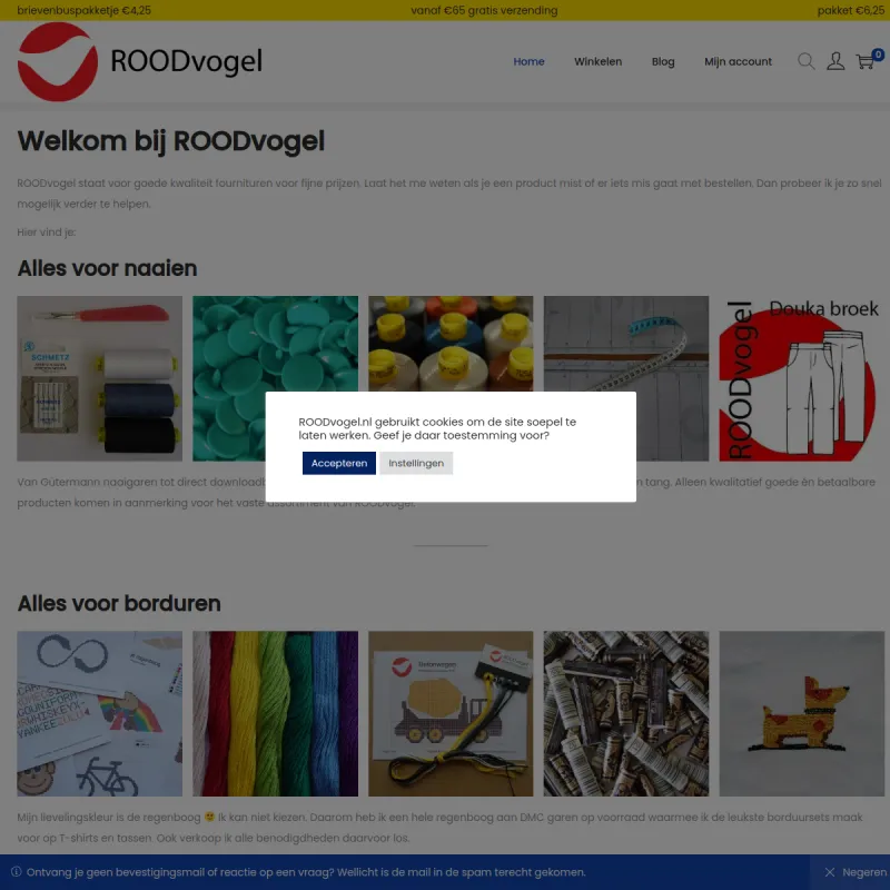 Screenshot van ROODvogel