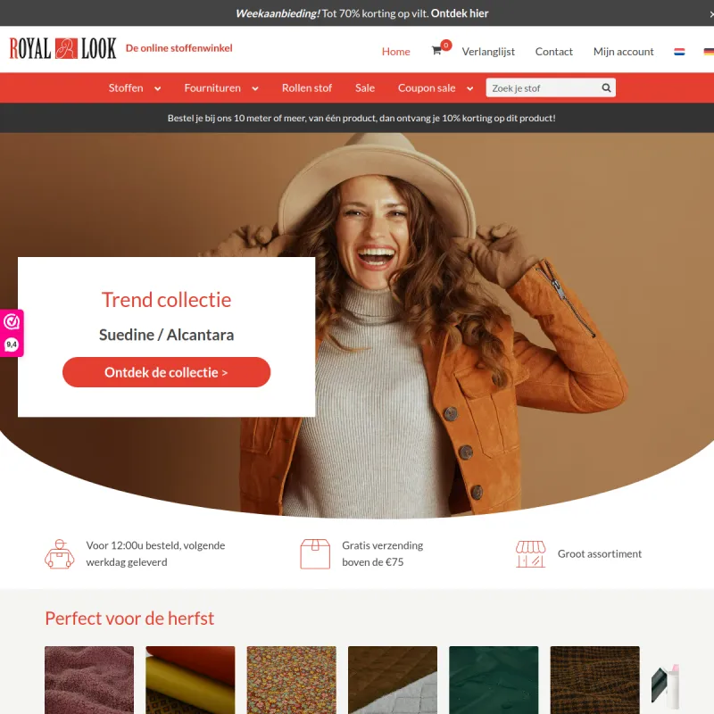 Screenshot van Royallook