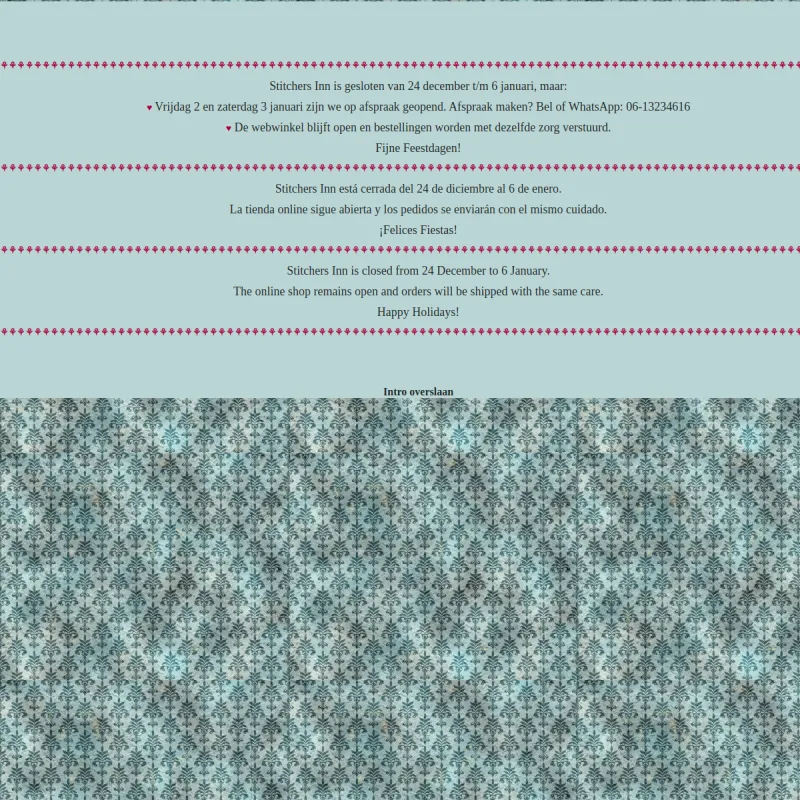 Screenshot van Stitchers Inn