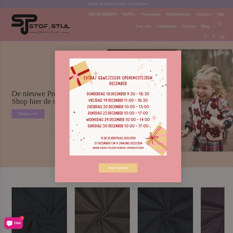 Screenshot van Stof & Stijl