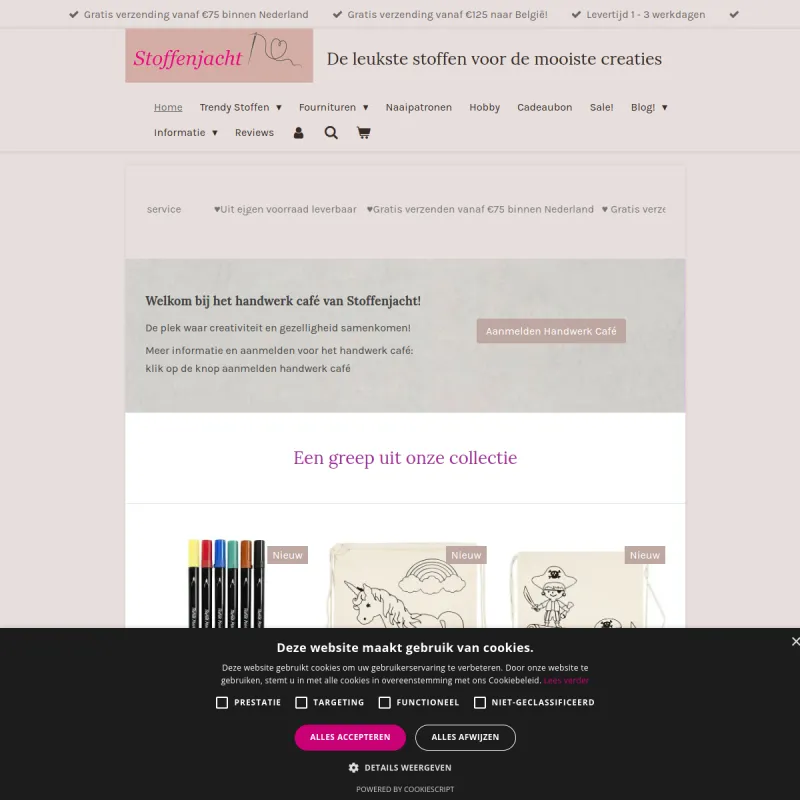 Screenshot van Stoffenjacht